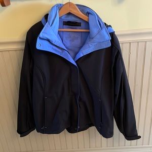 Women's L.L.Bean Sweater Fleece 3-in-1 Jacket Size Large